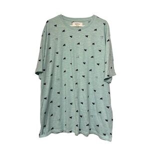 Blind Rooster Teal Ape/Gorilla  Graphic Shirt Size 3XL EUC/NC #6858